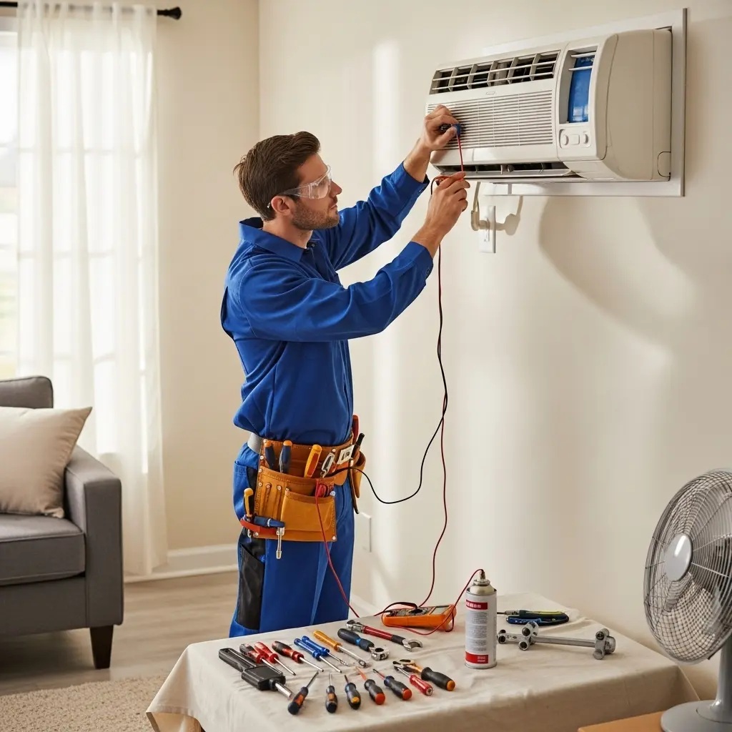 Küçükçekmece Uğur Uğur klima gaz dolumu ve bakım – Enerji verimliliği artırıldı. - Teknik servis örneği